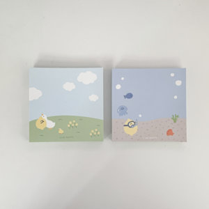 現貨 [Second morning x Onemorebag] Blue May rice cake memo paper (2 types)
